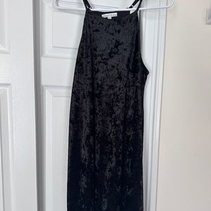 Faux Satin Dress